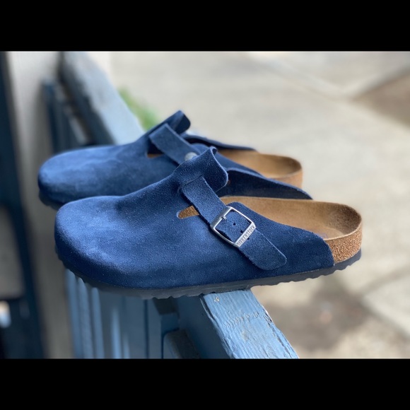 Birkenstock Shoes - Birkenstock Women’s Boston Soft Footbed Blue 40 EU
